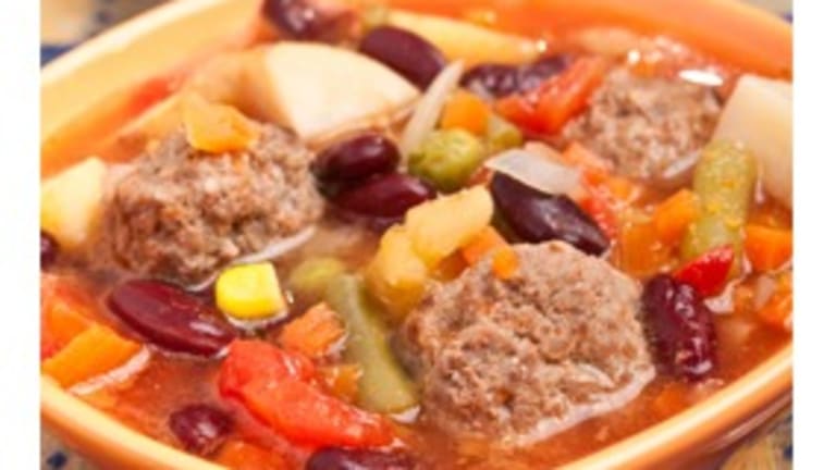 Mexican Meatball Soup